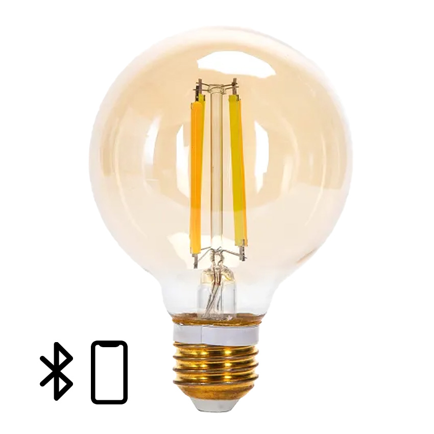 luz LED Bluetooth Mesh G80 6W CCT: transforma tu espacio con estilo y control desde tu smartphone. Disfruta de luz cálida y fresca, perfecta para cualquier ambiente de tu hogar.