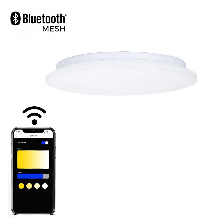 luz de techo inteligente Bluetooth MESH 18W CCT