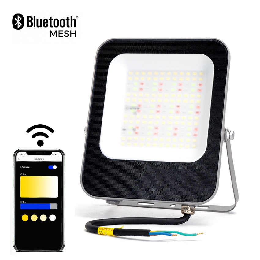 bLUETOOTH MESH SAMRT RGBW LED FLOOD LIGHT 20W