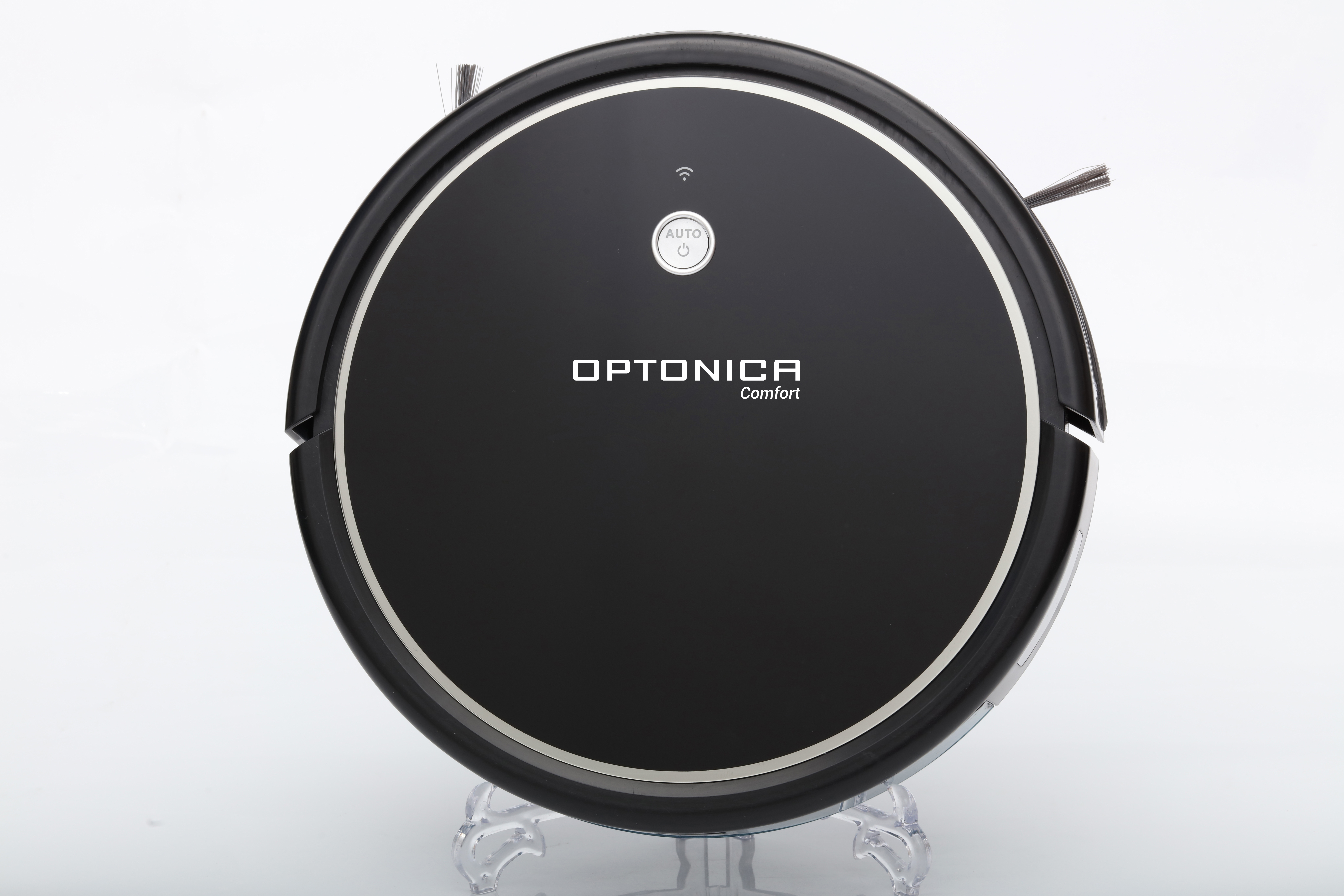 aspiradora robótica inteligente con giroscopio, navegación eficiente, programación remota y limpieza automática, ideal para el hogar.