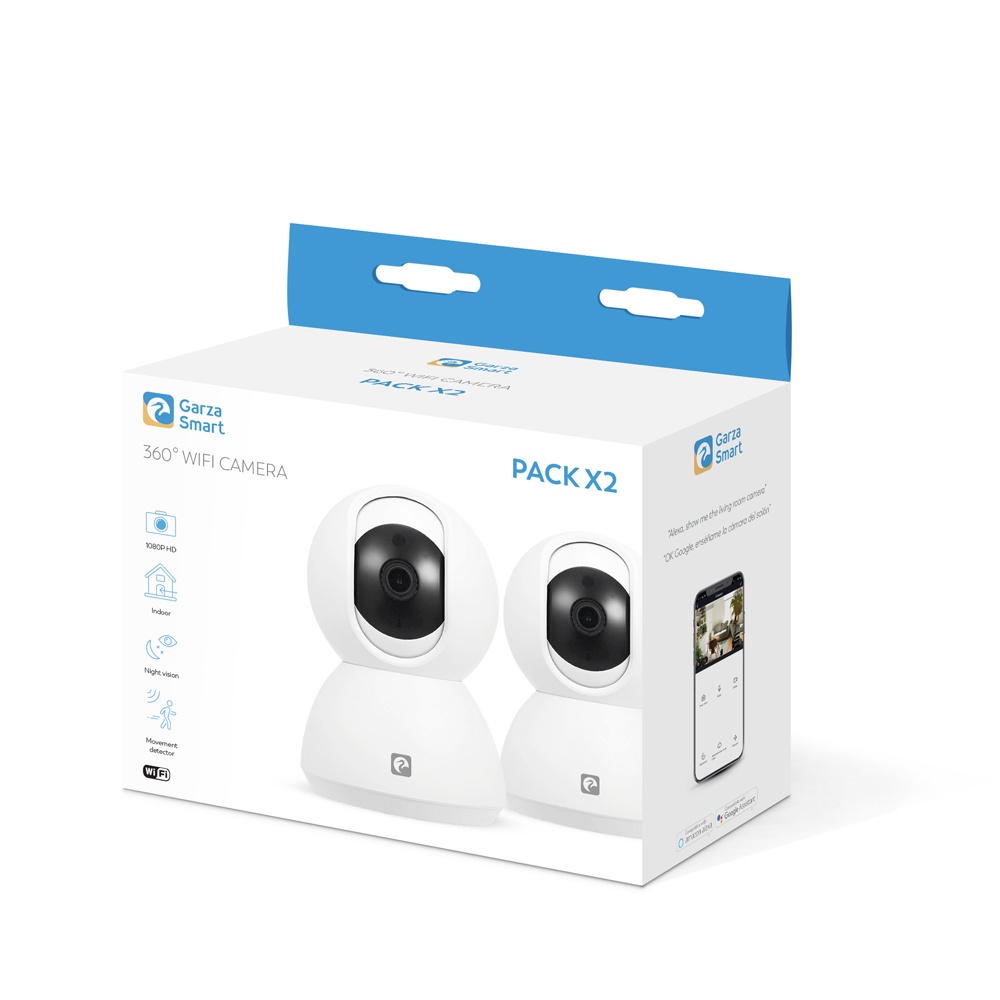 cámara de seguridad 360º 1080p hd, visión completa, grabación continua, ideal para monitoreo y vigilancia en interiores y exteriores.