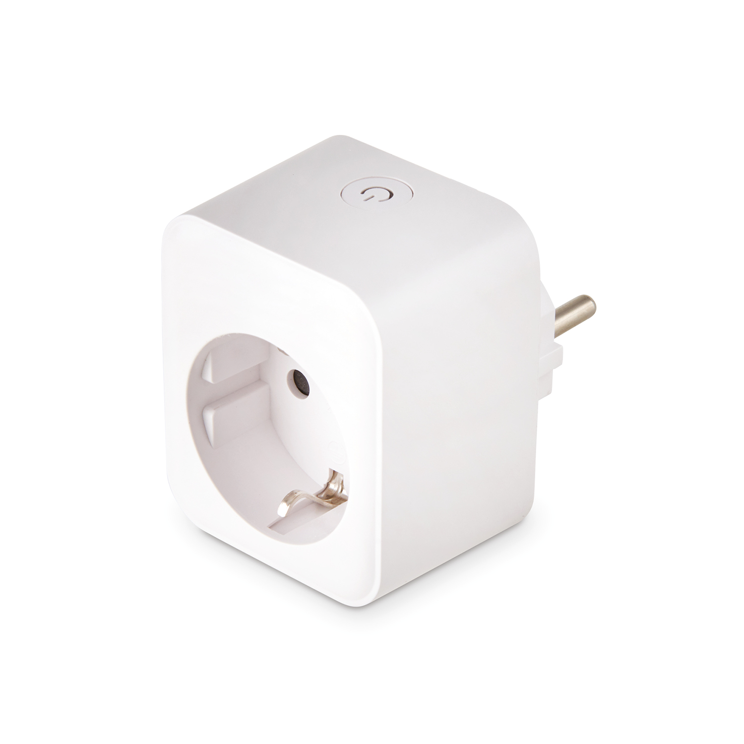 enchufe inteligente wifi, control remoto, programación horaria, compatible con asistentes de voz, ideal para automatización del hogar y ahorro energético.